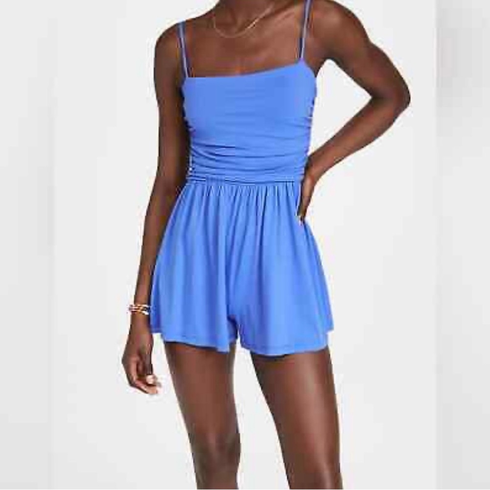 NWT Susana Monaco Romper Vista Blue Size M